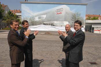MAHAG setzt architektonisches Highlight: Bau des weltweit ersten „Audi terminal“ beginnt